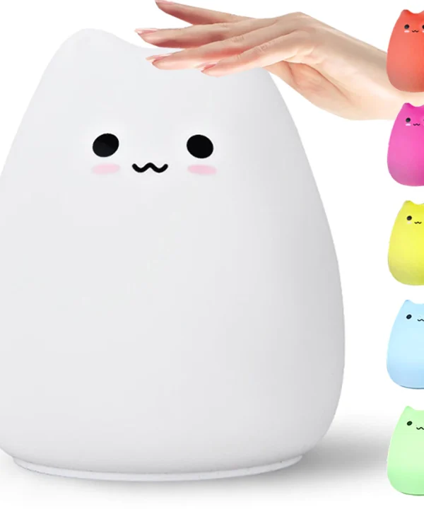 Vaikiška silikonine LED lemputė