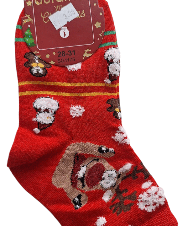 Kalėdinės kojinės vaikams su elniu