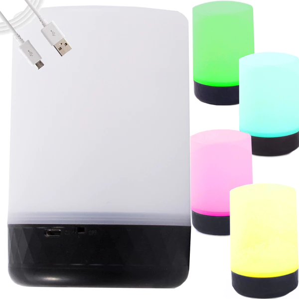 Naktinė LED RGB USB lemputė spalvota