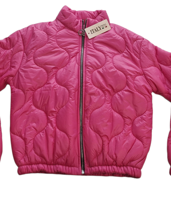 Rožinė striukė mergaitėms pavasariui