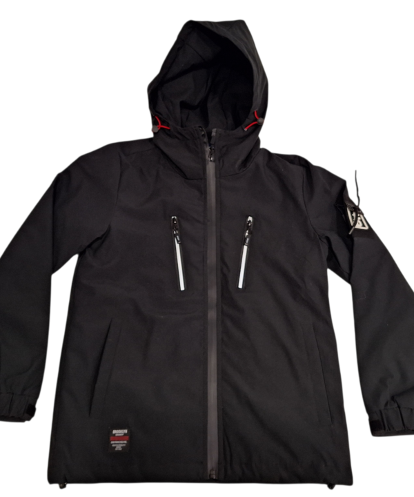 Stilinga, juoda, neperpučiama striukė berniukui rudeniui/pavasariui