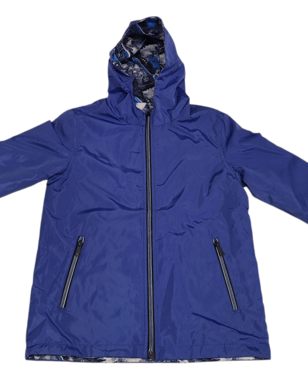 Dvipusis mėlynas/margas švarkelis/striukė berniukui