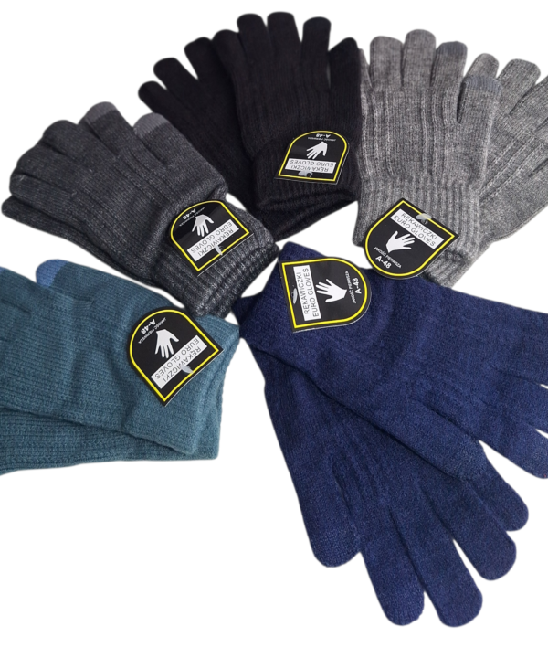 Pirštuotos pirštinės 23 cm su ekrano lietimo funkcija