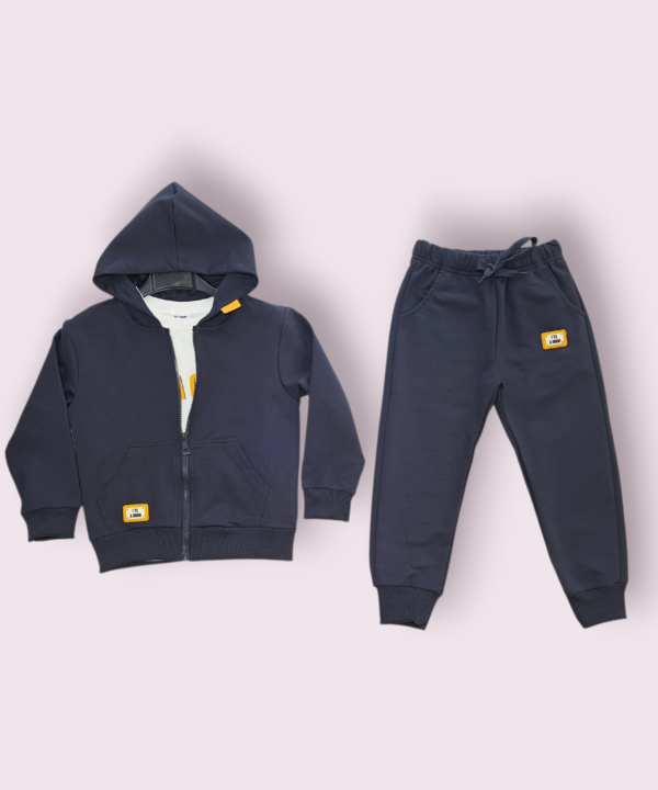 Trijų dalių sportinis komplektas berniukui mėlynas