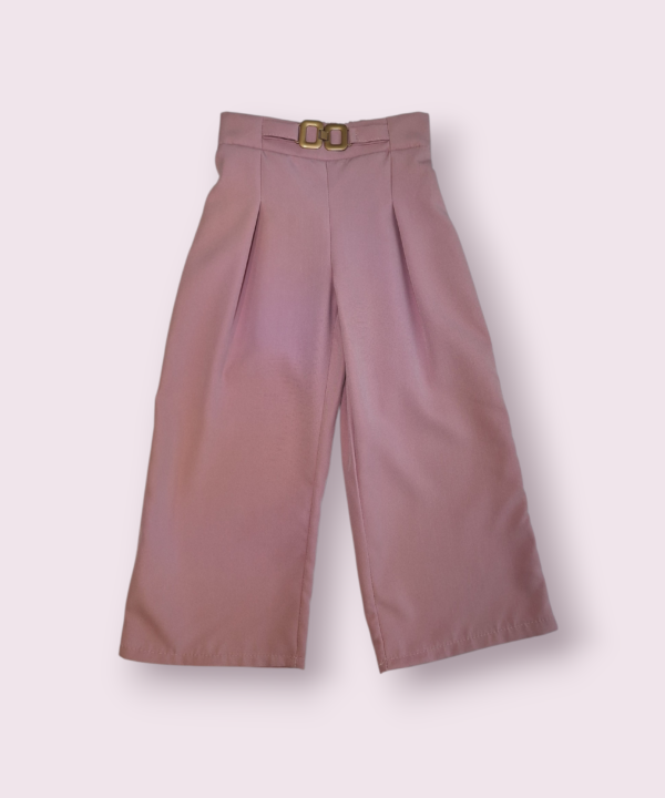 Puošnios, plačios kelnės mergaitei pavasariui/vasarai