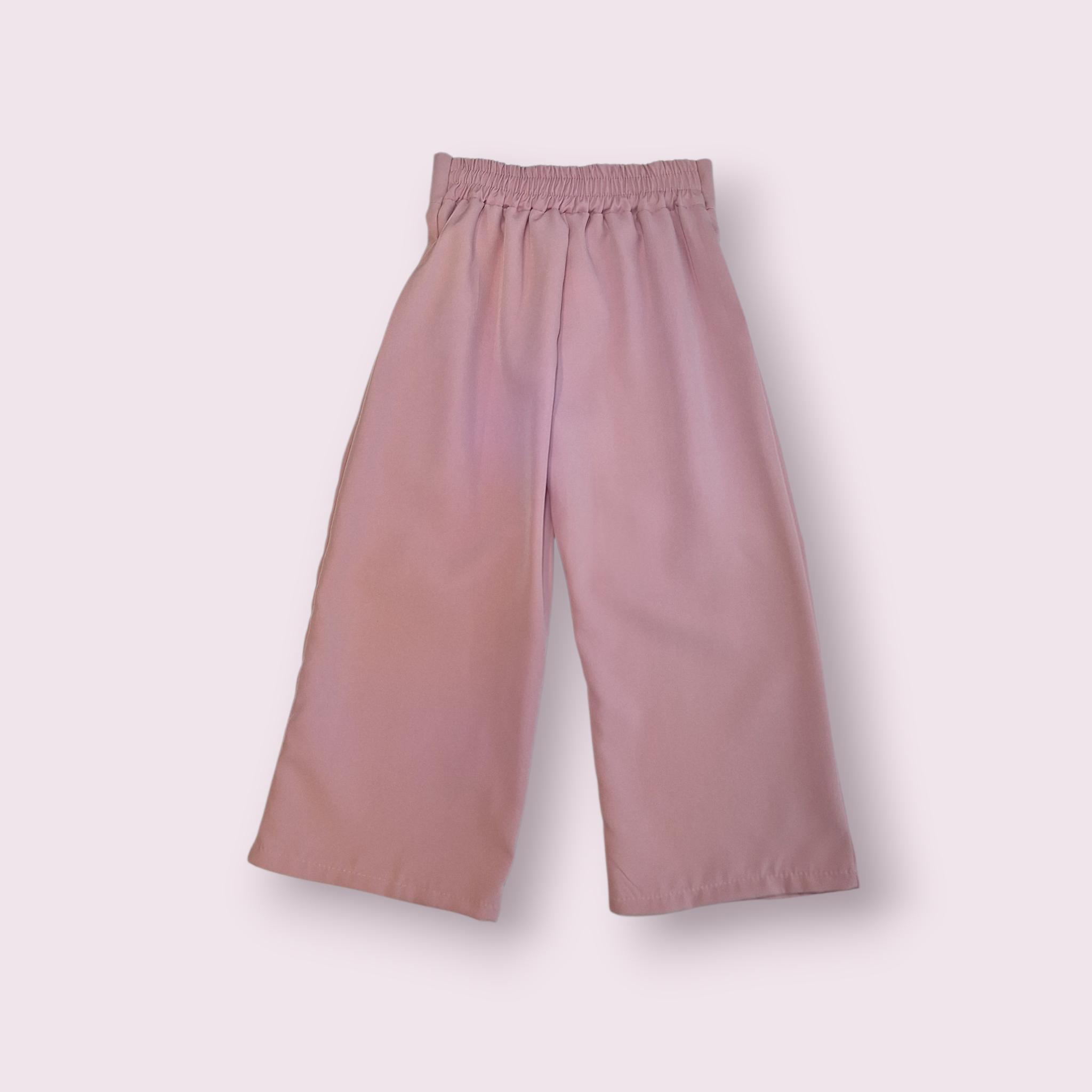 Puošnios, plačios kelnės mergaitei pavasariui/vasarai - Image 3